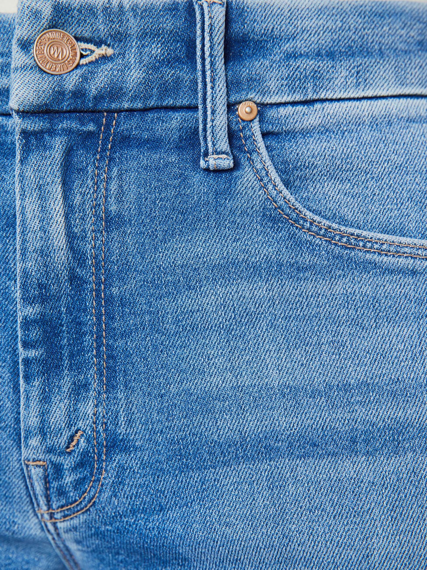 Mother Denim Women PETITES The Lil Roller Fray