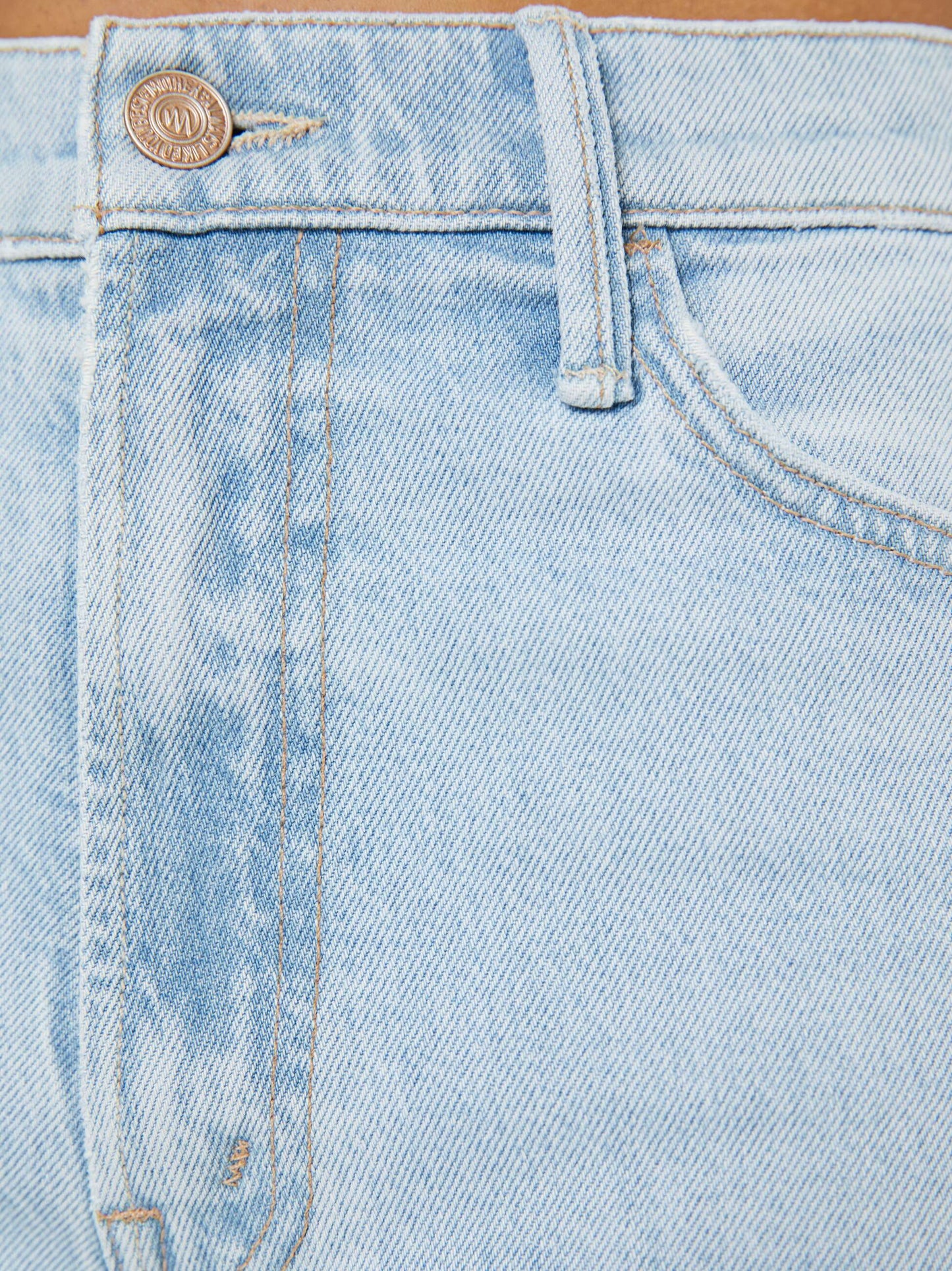 Mother Denim Women PETITES The Lil Hustler Roller Skimp Fray