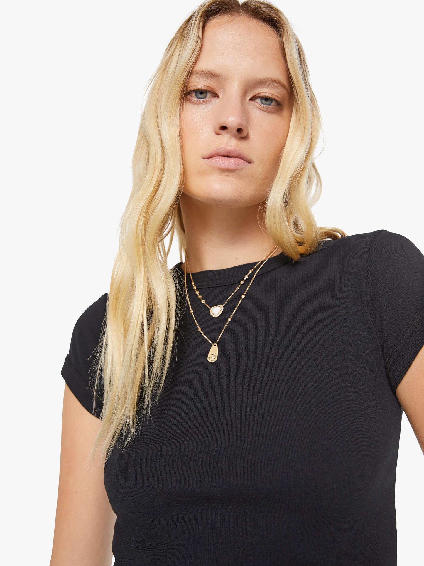 Mother Denim Women The Itty Bitty Ringer Crop