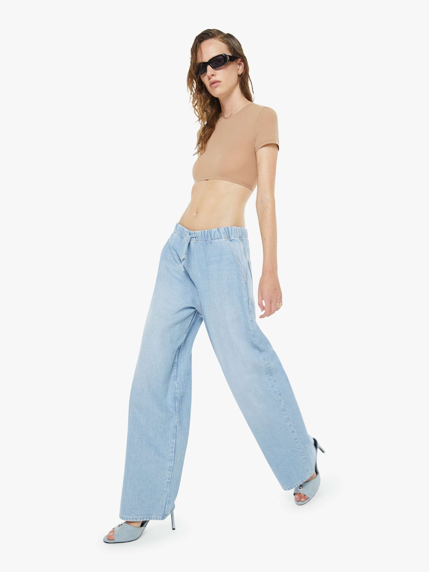 Mother Denim Women The Boxy Raquette