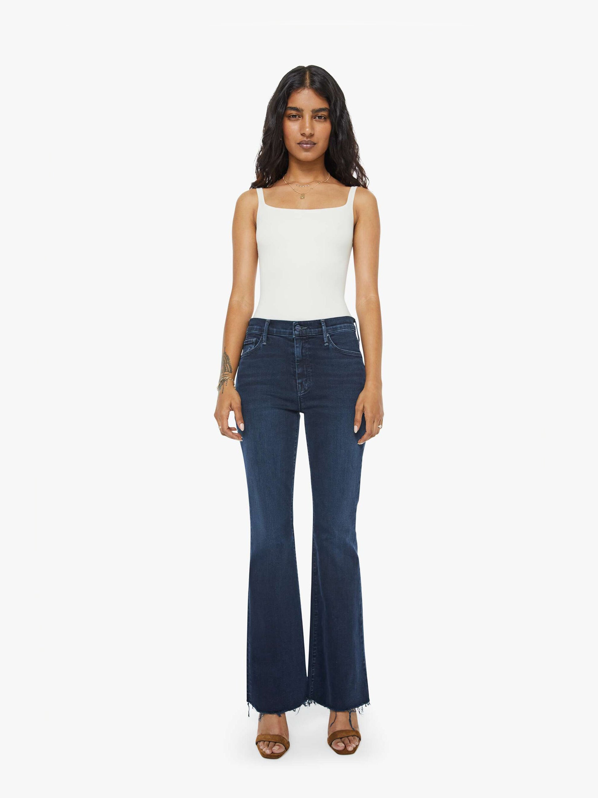 Mother Denim Women PETITES The Lil Weekender Fray