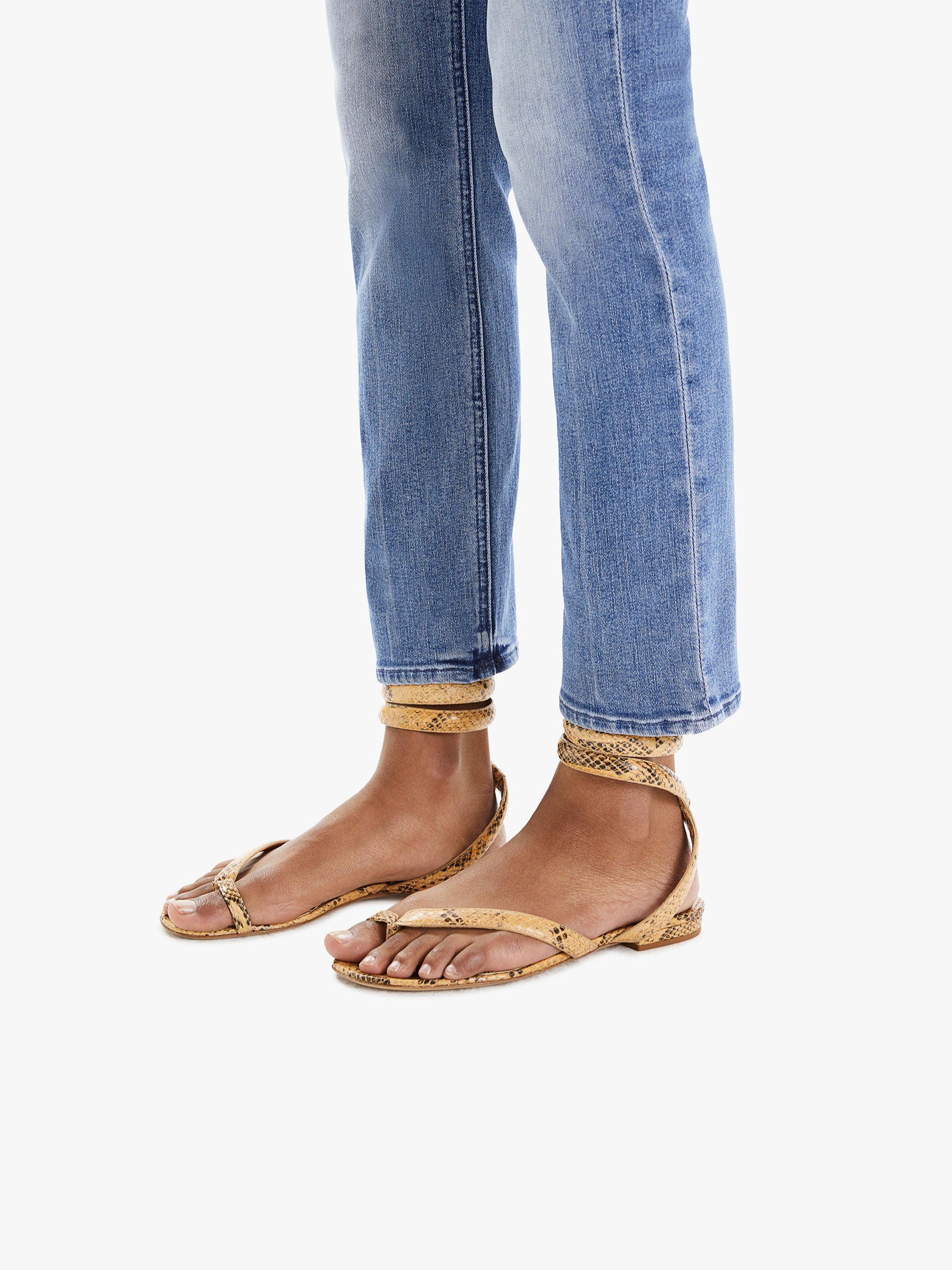 Mother Denim Women THE MID RISE DAZZLER ANKLE WE THE ANIMALS