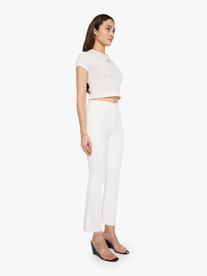 Mother Denim Women The Hustler Ankle Fray