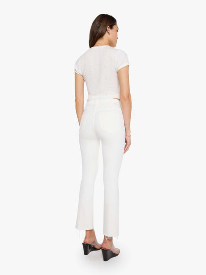 Mother Denim Women The Hustler Ankle Fray