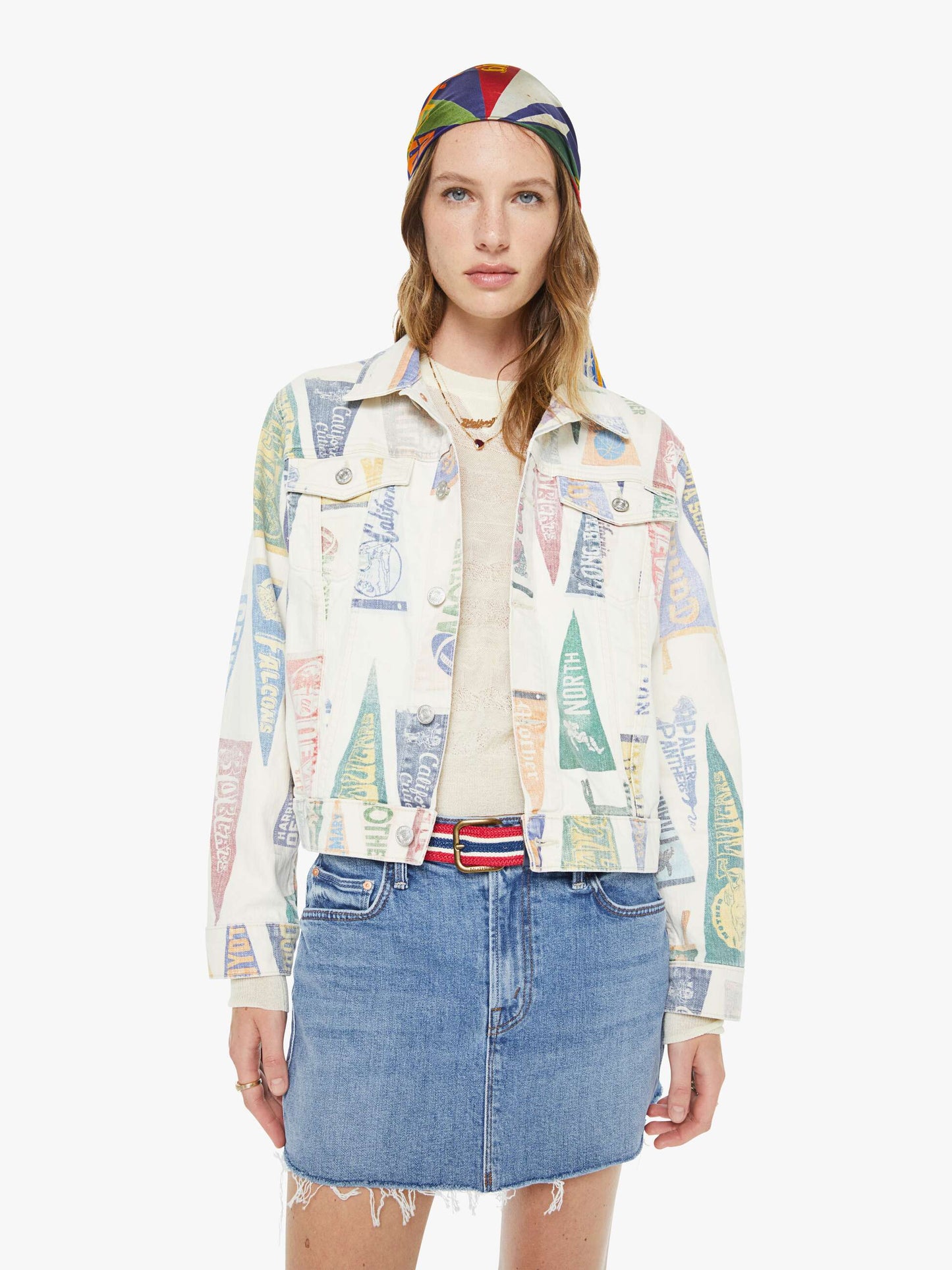 Mother Denim Women The Ditcher Mini Fray
