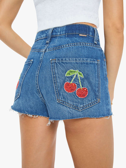 Mother Denim Women The Tune Up Short Fray