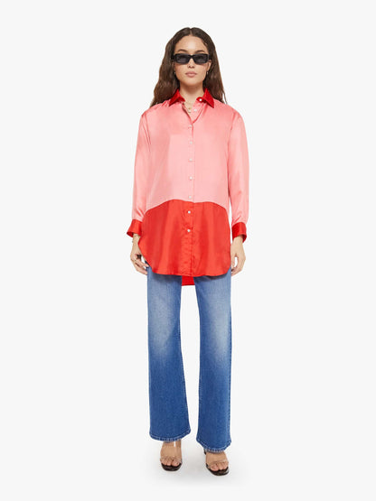 Mother Denim Women La Prestic Ouiston Liquette Top