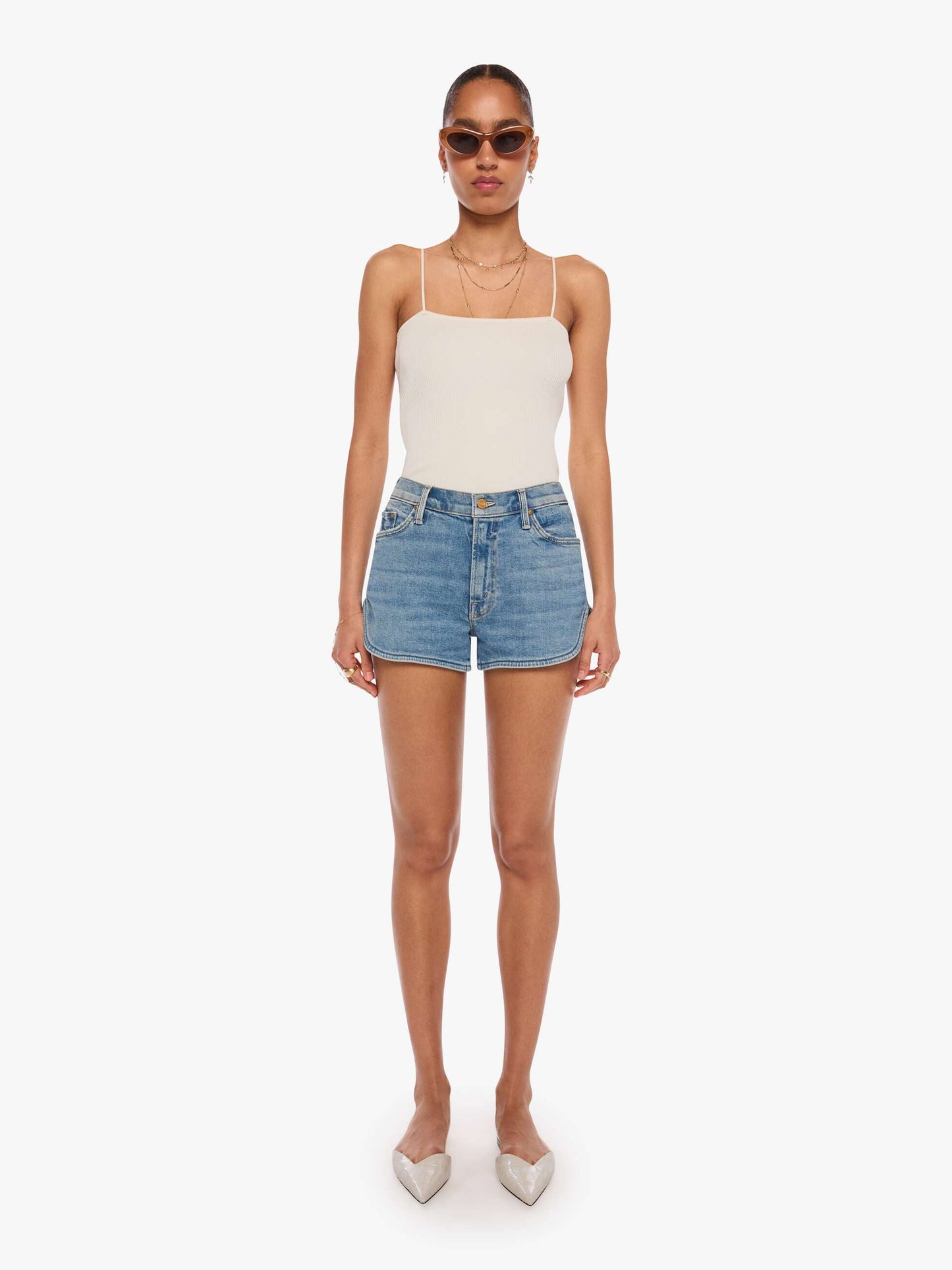 Mother Denim Women The Tomcat Matinee Short