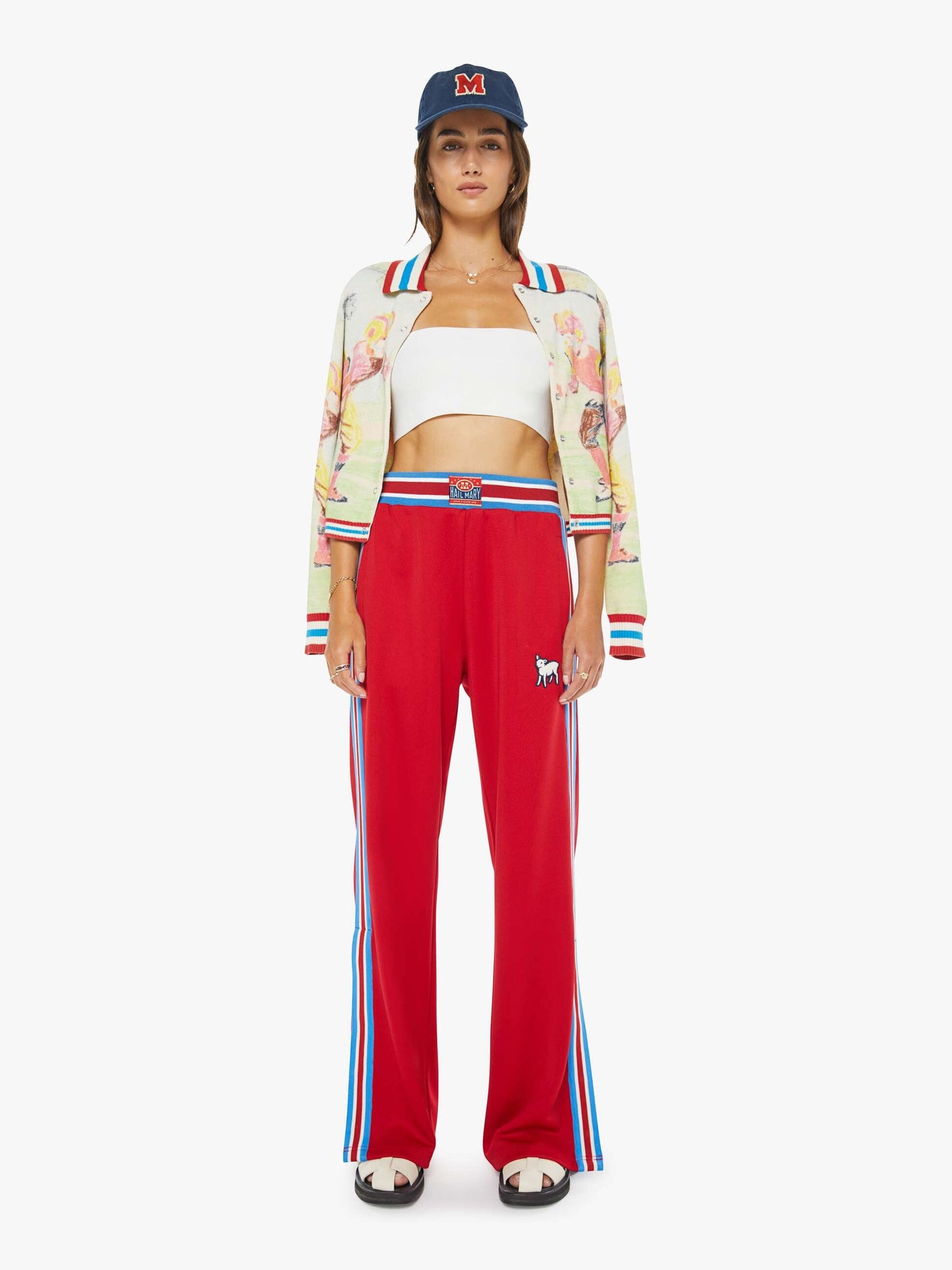Mother Denim Women The Slim Raquette Cardigan