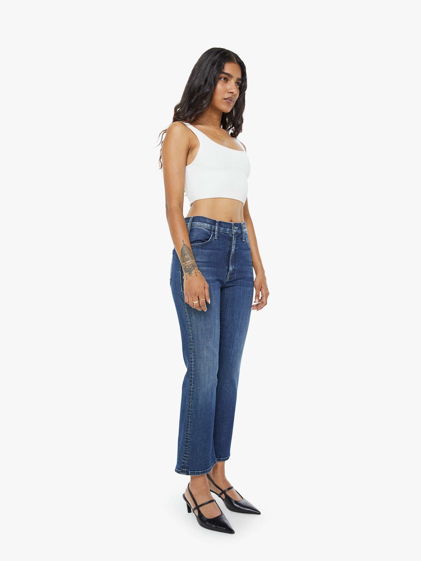 Mother Denim Women PETITES The Lil Hustler Ankle