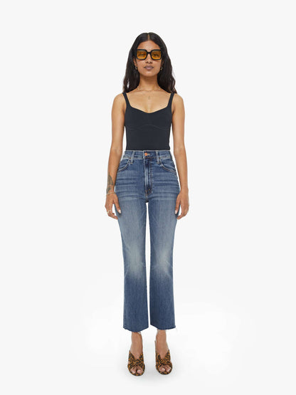 Mother Denim Women PETITES The Lil Hustler Ankle Fray