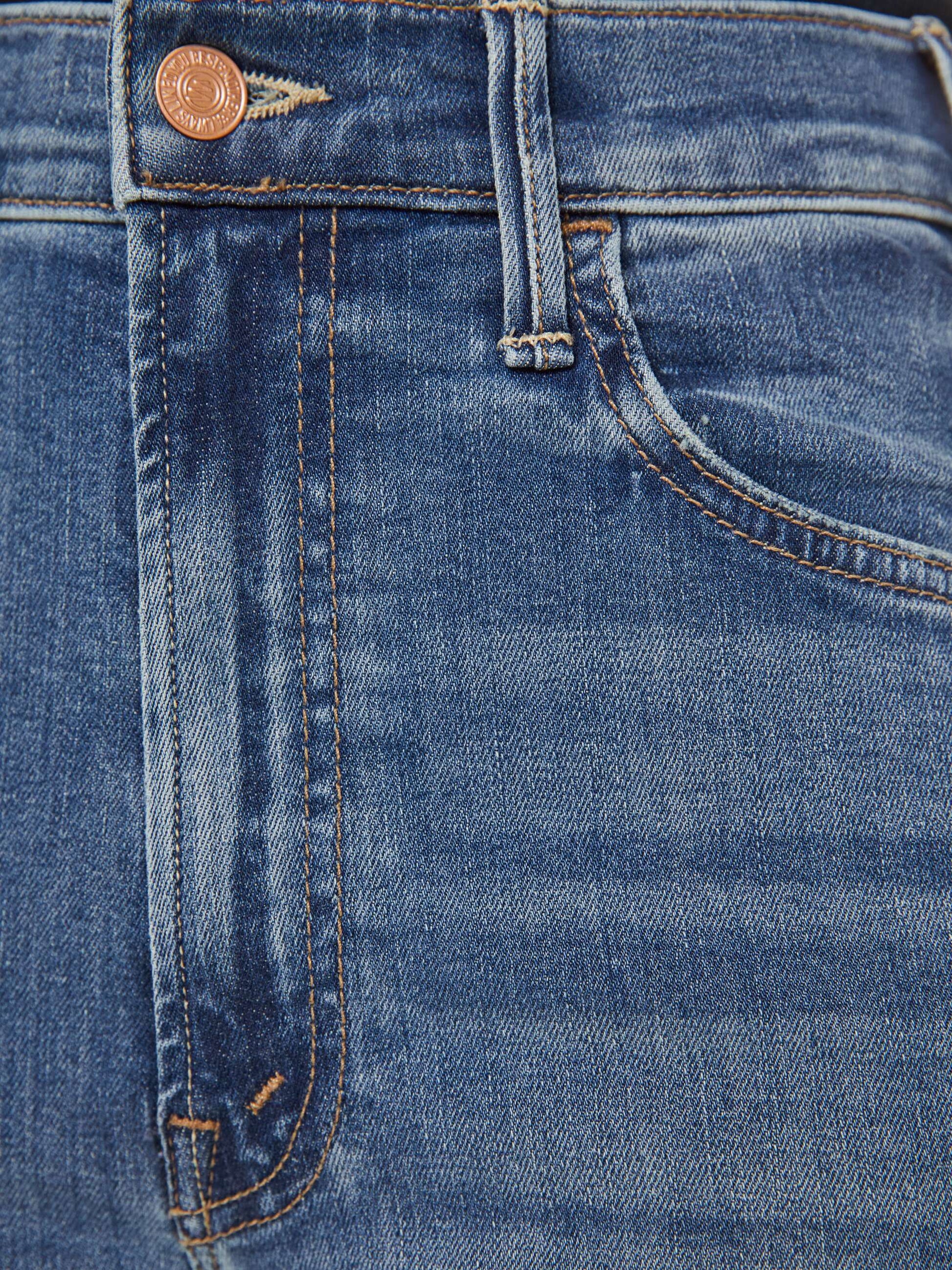 Mother Denim Women PETITES The Lil Hustler Ankle Fray