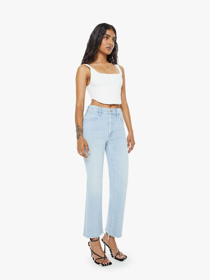 Mother Denim Women PETITES The Lil Hustler Ankle Fray