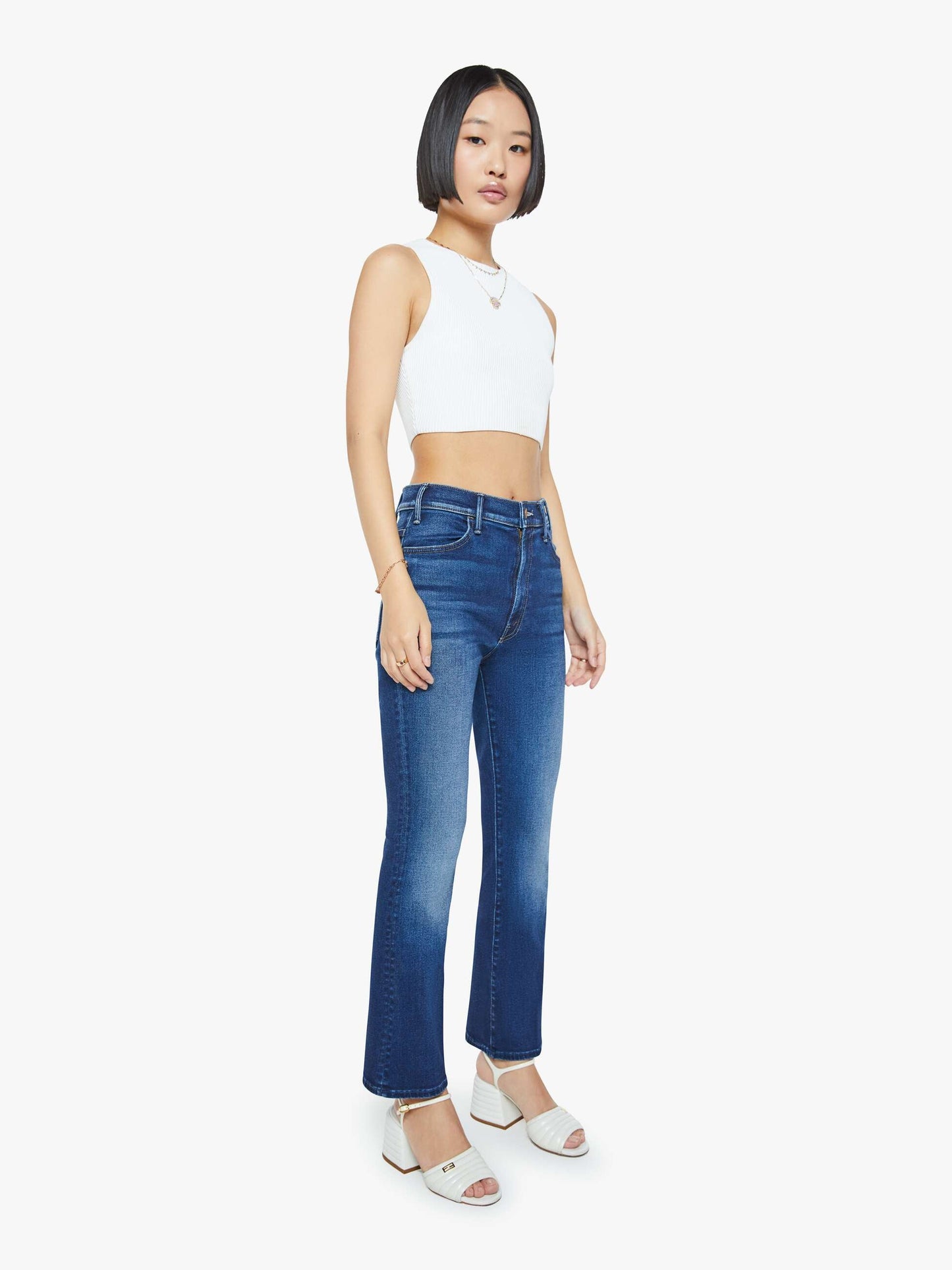 Mother Denim Women PETITES The Lil Hustler Ankle