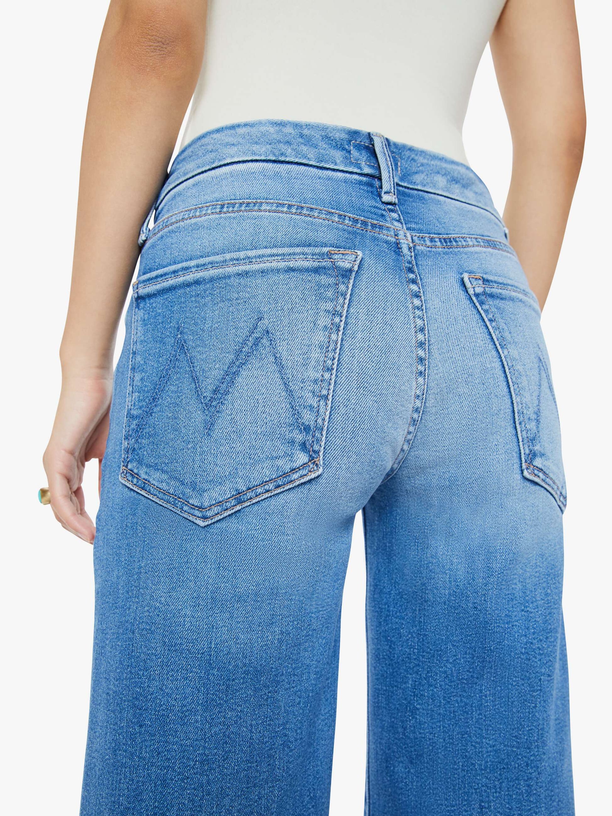 Mother Denim Women PETITES The Lil Roller Fray
