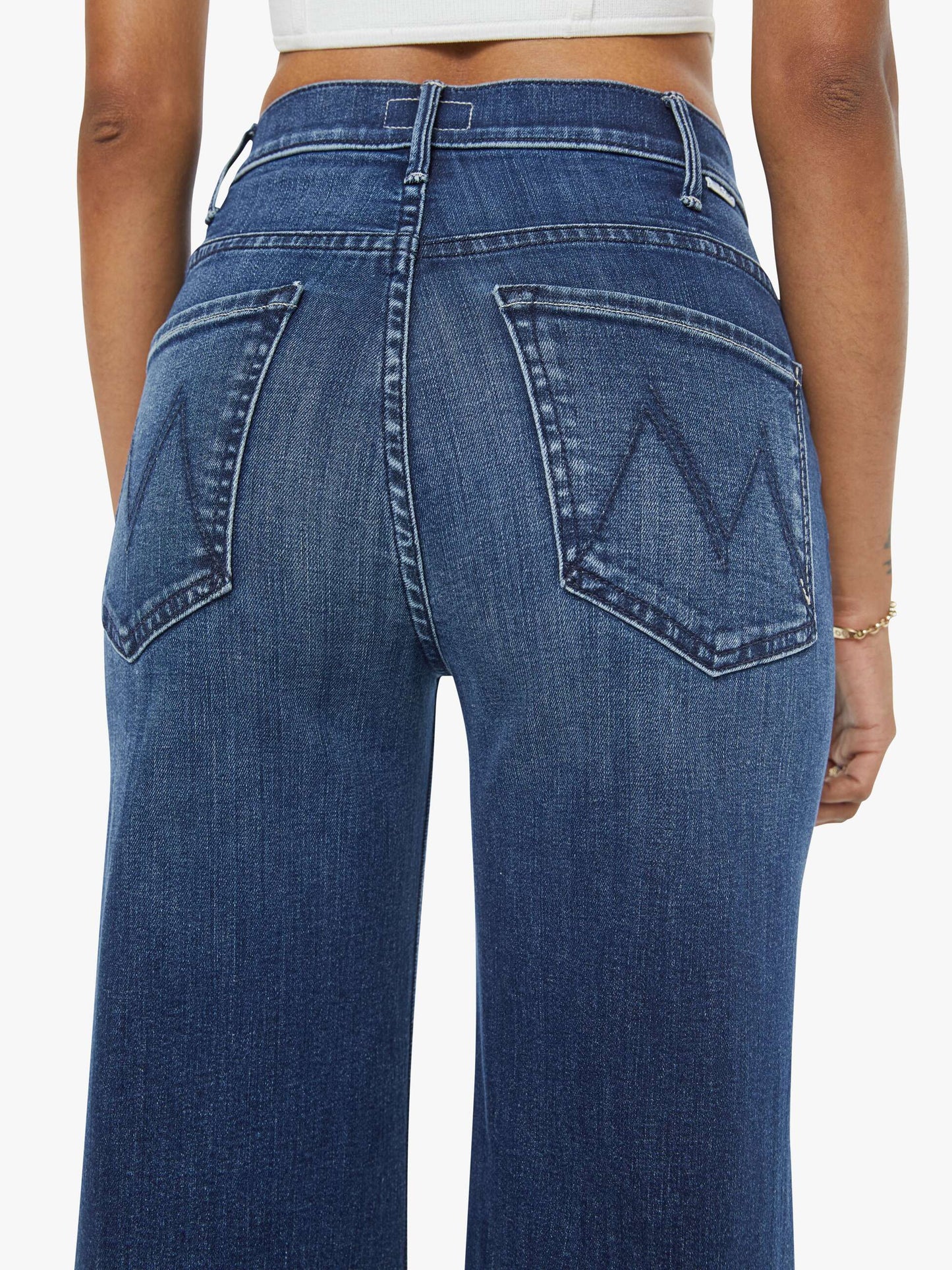 Mother Denim Women PETITES The Lil Hustler Roller Skimp