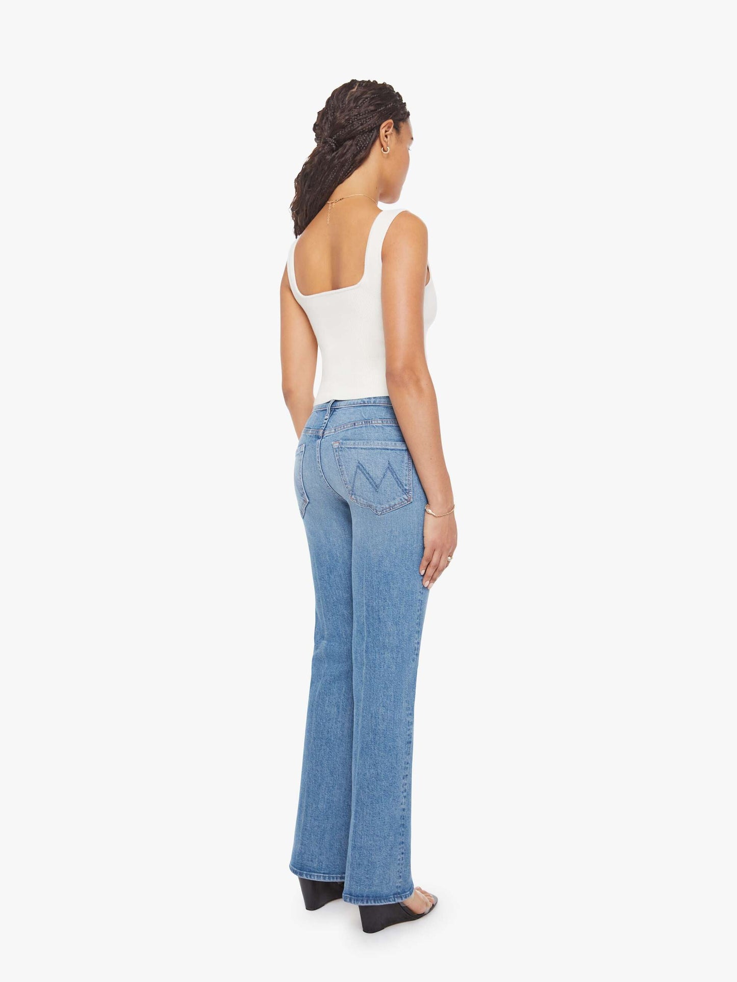 Mother Denim Women PETITES The Lil Outsider Skimp