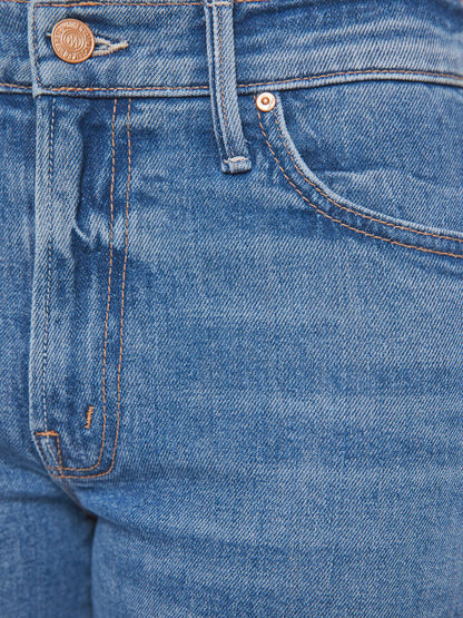 Mother Denim Women PETITES The Lil Outsider Skimp