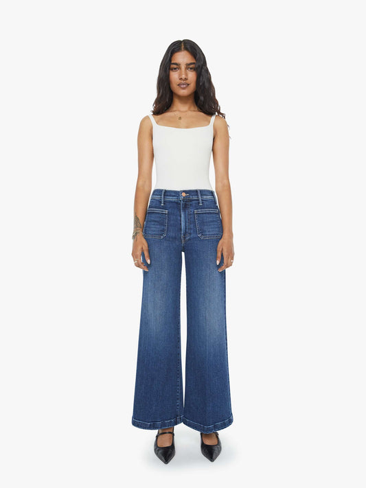 Mother Denim Women PETITES The Lil Hustler Roller Patch Pocket Skimp