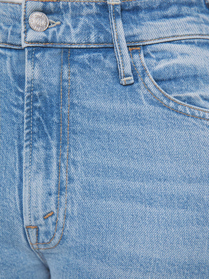 Mother Denim Women PETITES The Lil Hustler Ankle Fray