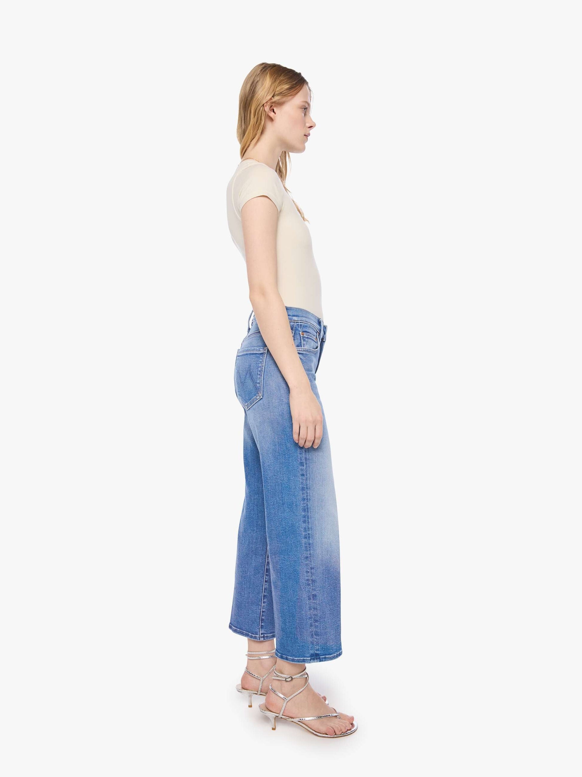 Mother Denim Women PETITES The Lil Mid Rise Rambler Zip Ankle