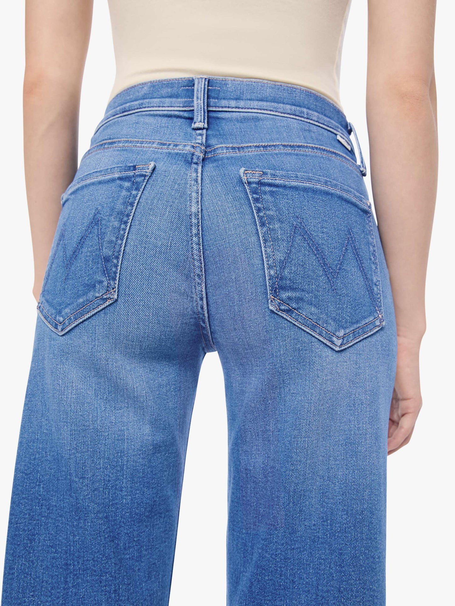 Mother Denim Women PETITES The Lil Mid Rise Rambler Zip Ankle