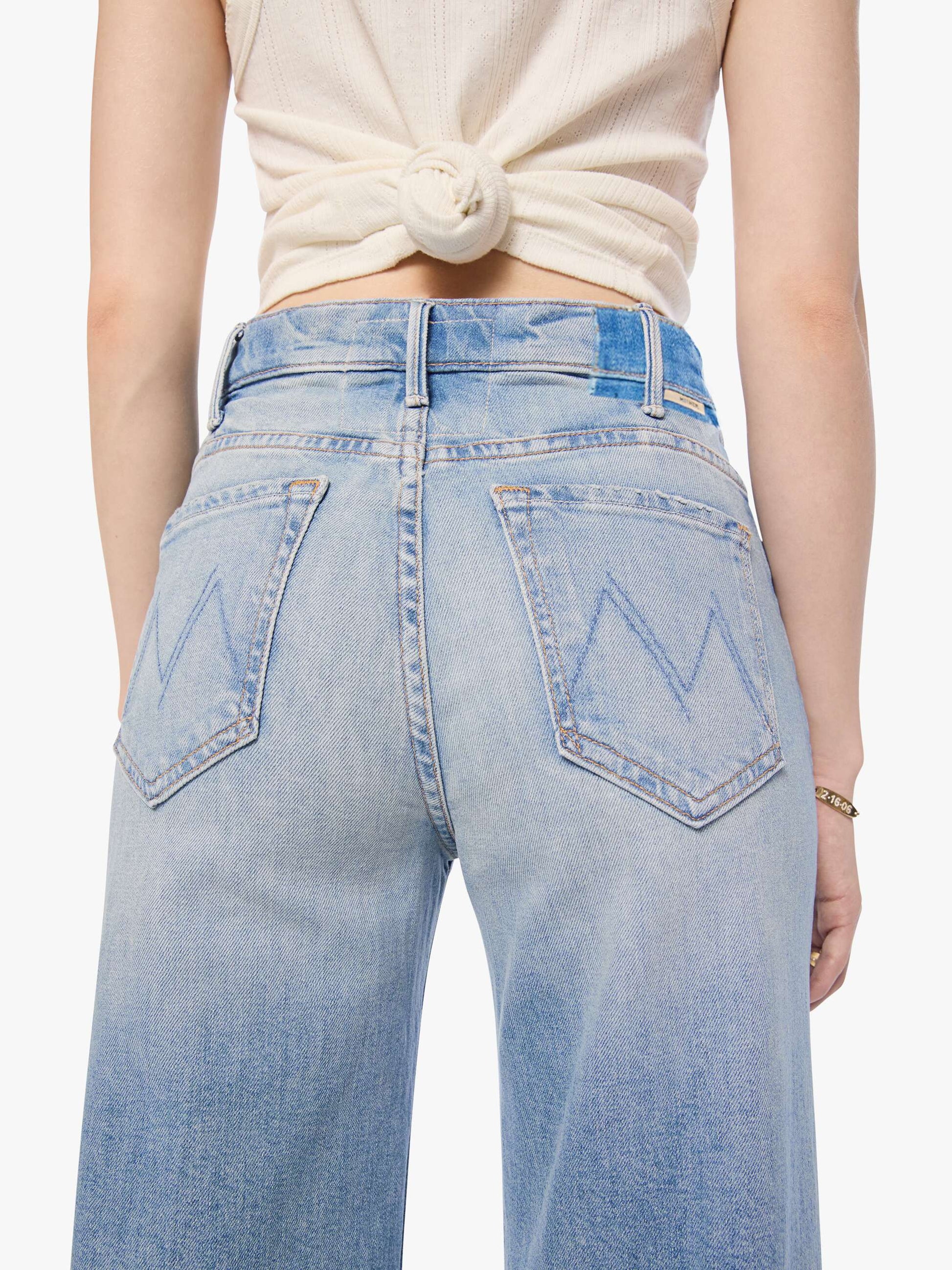 Mother Denim Women PETITES The Lil Hustler Roller Sneak