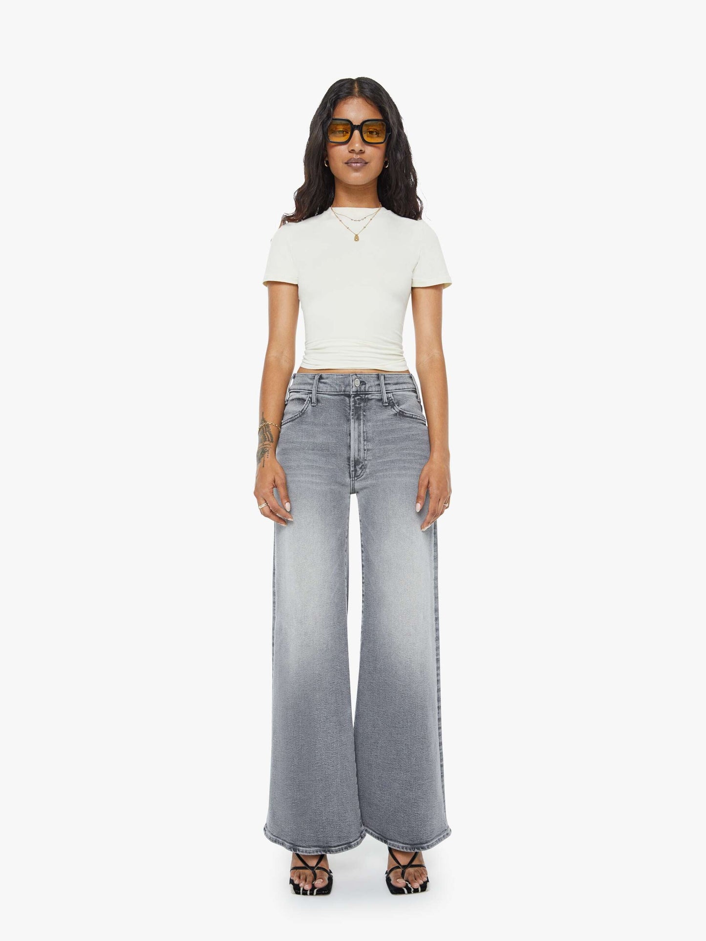Mother Denim Women PETITES The Lil Hustler Roller Skimp