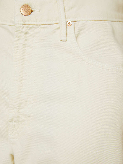 Mother Denim Women PETITES The Lil Lemon Twist Sneak