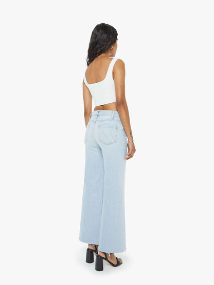 Mother Denim Women PETITES The Lil Hustler Roller Skimp Fray