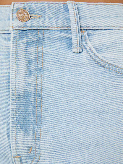 Mother Denim Women PETITES The Lil Hustler Roller Skimp Fray