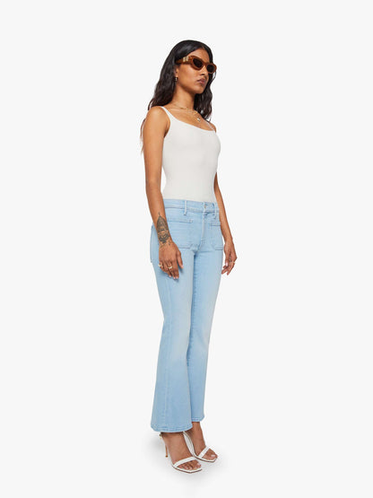 Mother Denim Women PETITES The Lil Patch Pocket Weekender