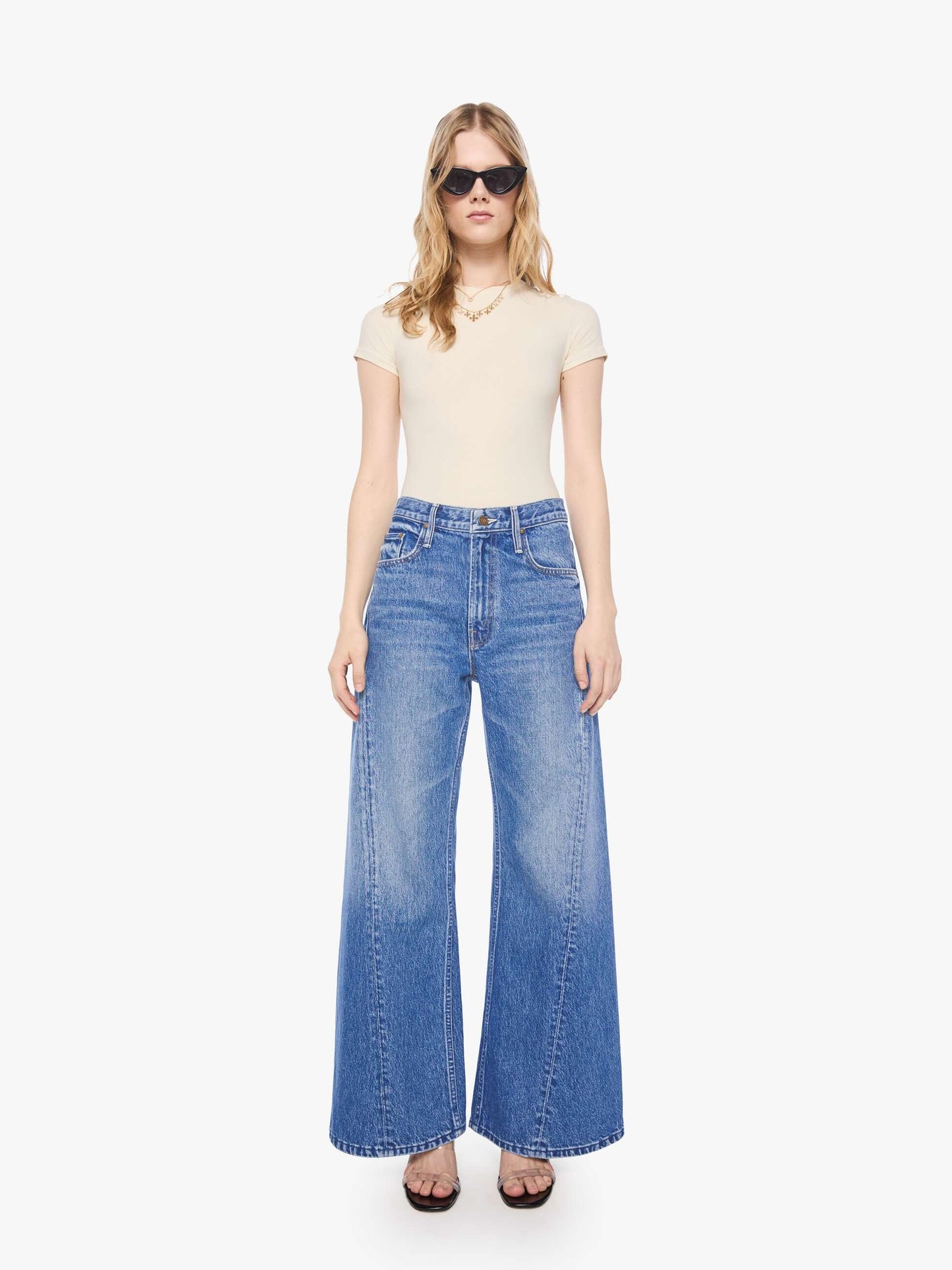 Mother Denim Women PETITES The Lil Lemon Twist Skimp