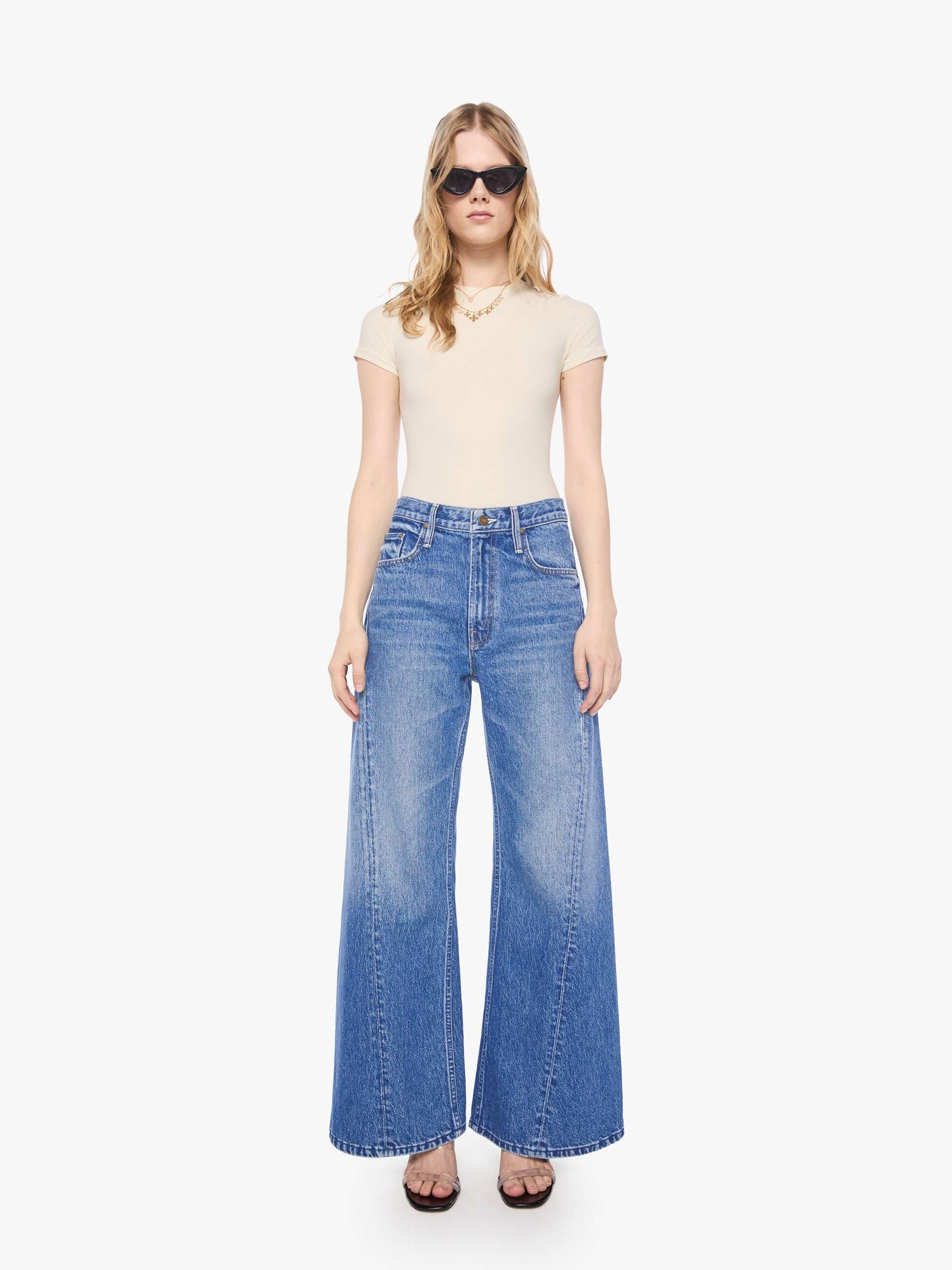 Mother Denim Women PETITES The Lil Lemon Twist Skimp