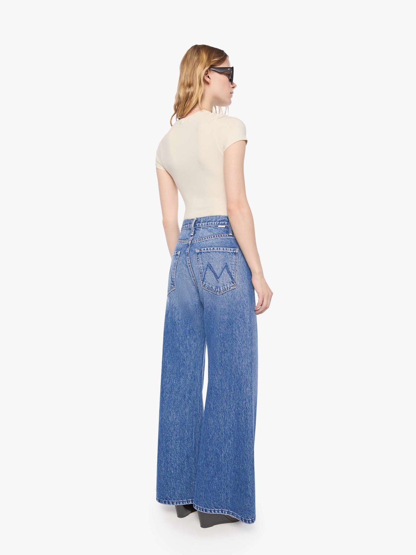 Mother Denim Women PETITES The Lil Lemon Twist Skimp