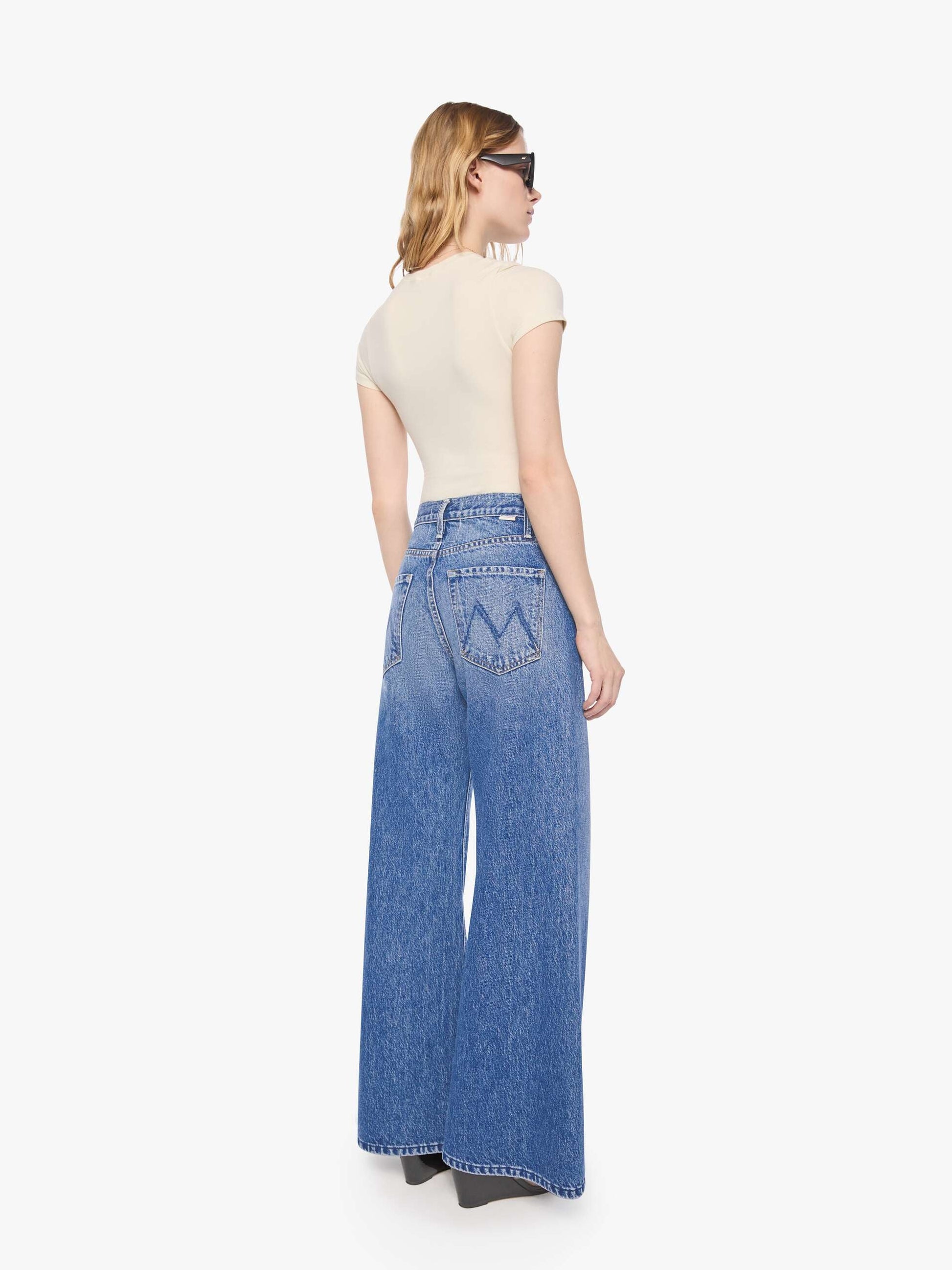 Mother Denim Women PETITES The Lil Lemon Twist Skimp