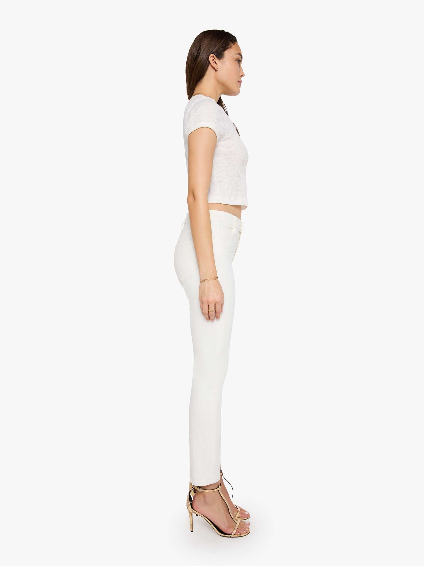 Mother Denim Women Women's The Mid Rise Dazzler Ankle Fairest of Them All