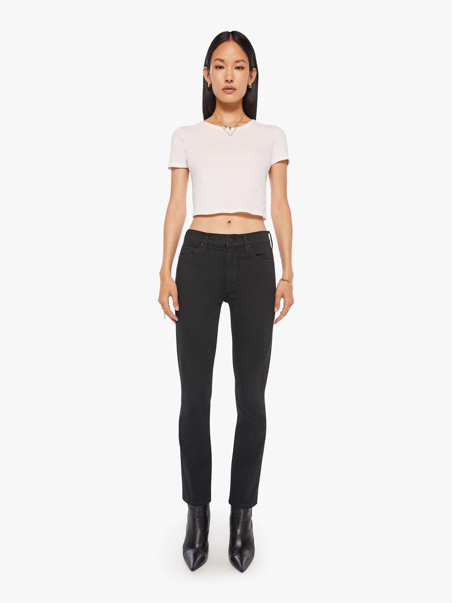 Mother Denim Women The Mid Rise Dazzler Ankle