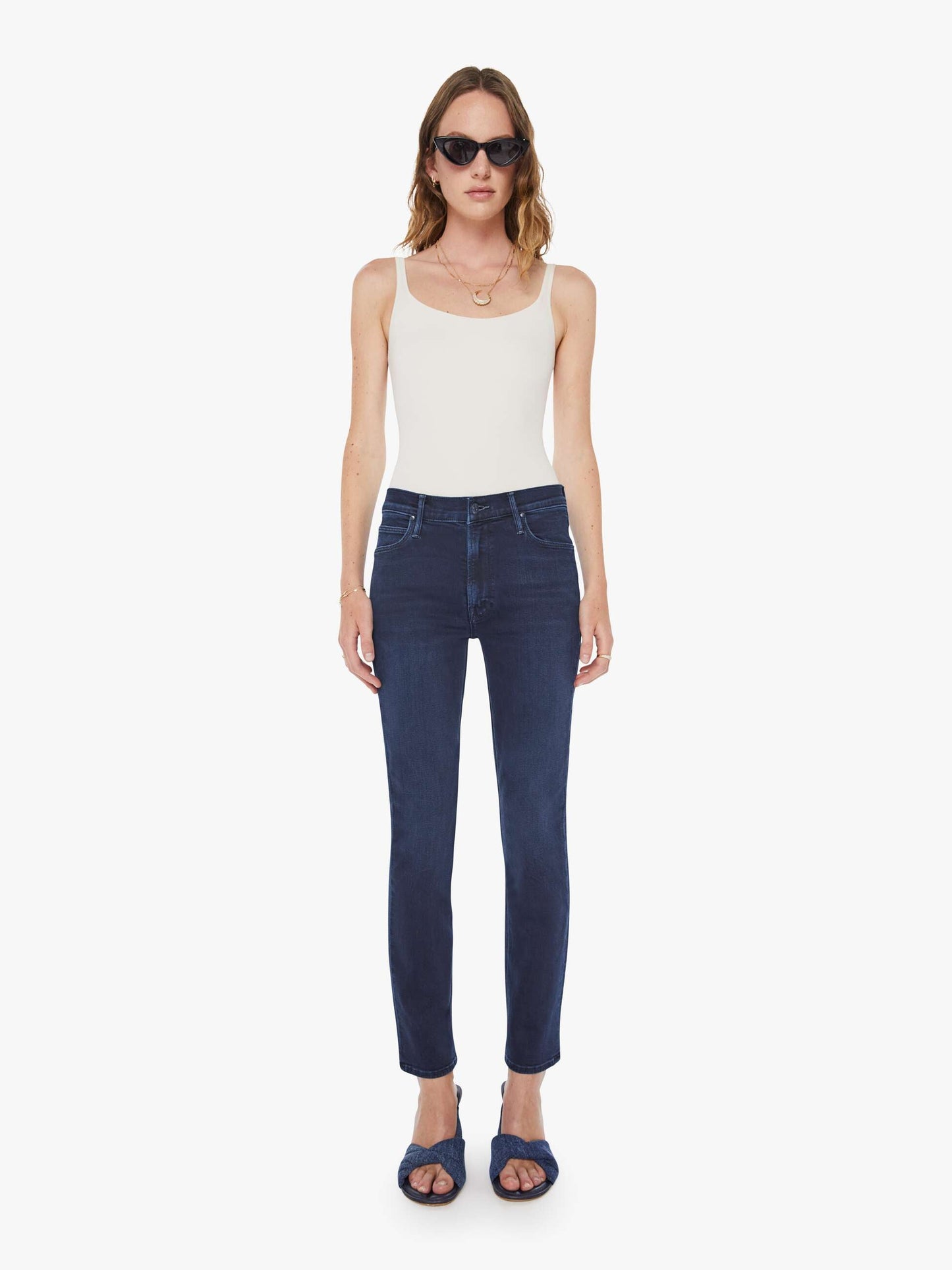 Mother Denim Women The Mid Rise Dazzler Ankle