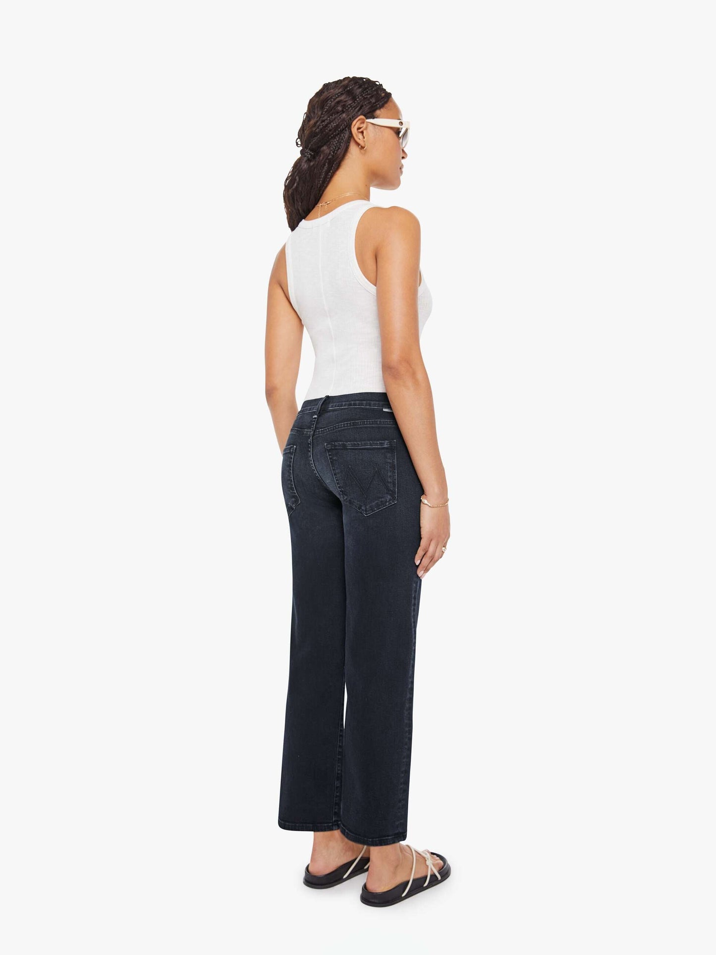 Mother Denim Women PETITES The Lil Mid Rise Zip Rambler