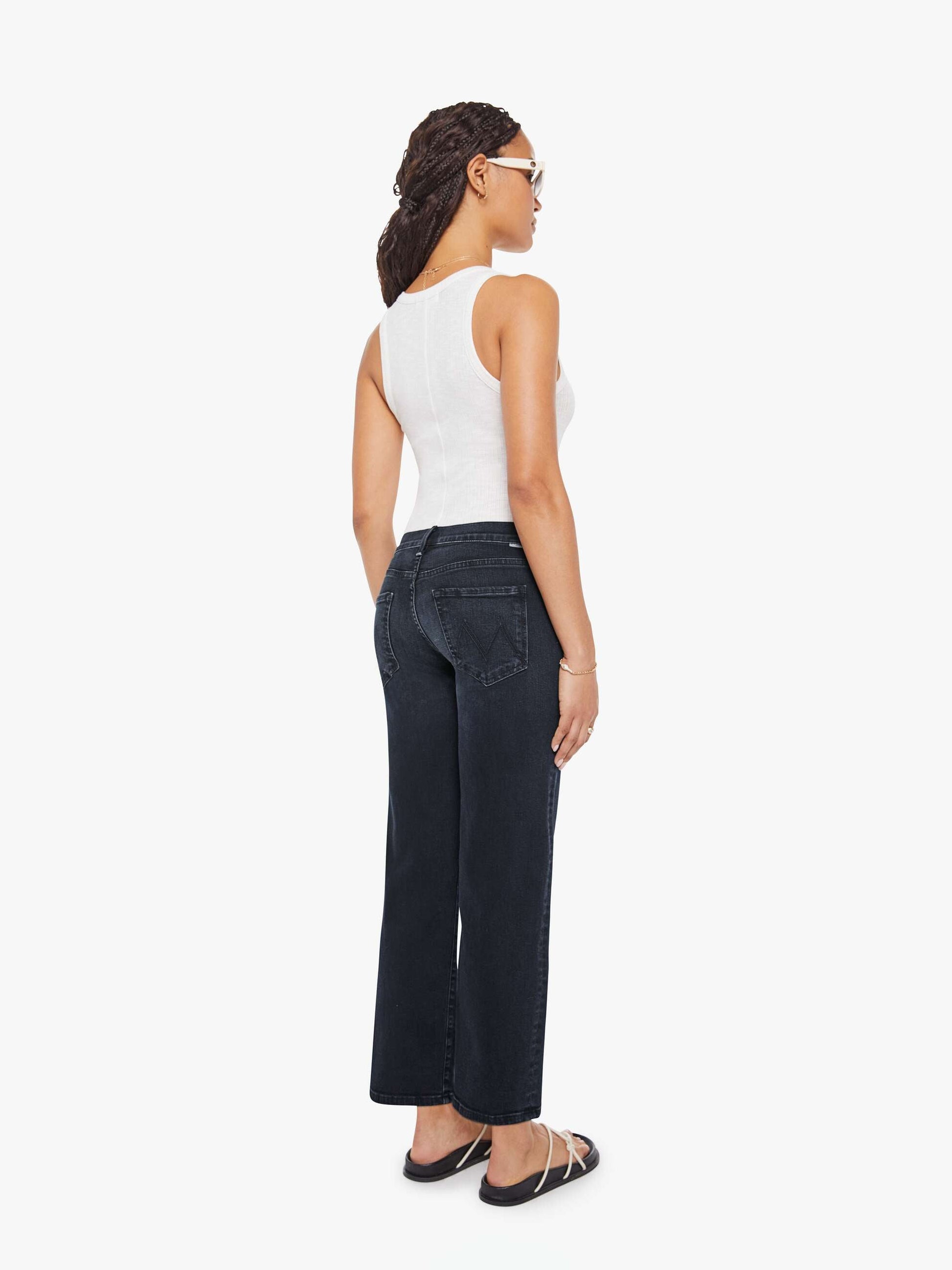 Mother Denim Women PETITES The Lil Mid Rise Zip Rambler