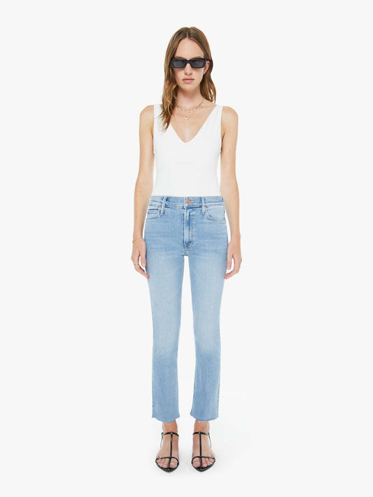 Mother Denim Women The Mid Rise Dazzler Ankle Fray