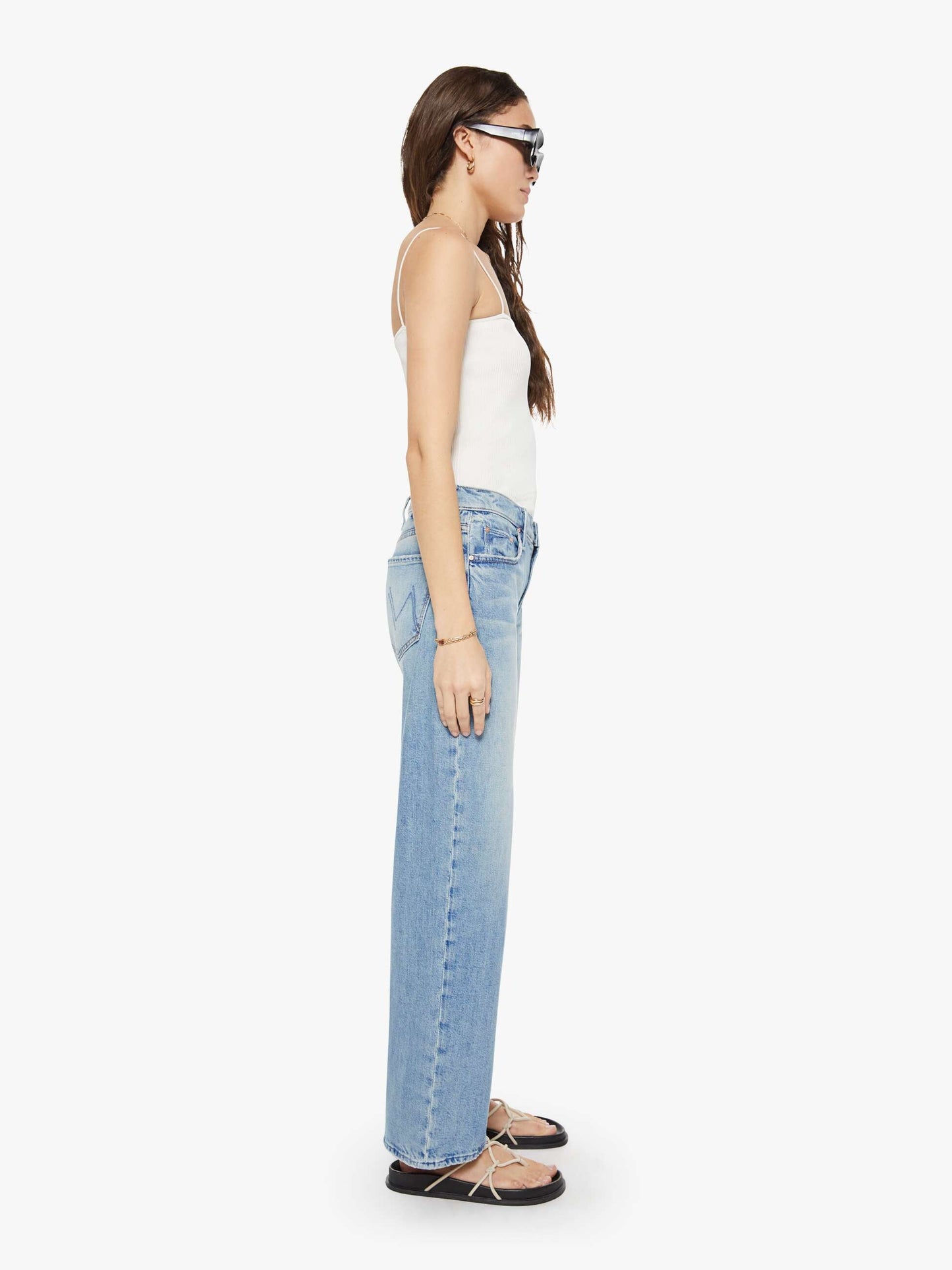 Mother Denim Women The Mid Rise Rambler Zip Skimp