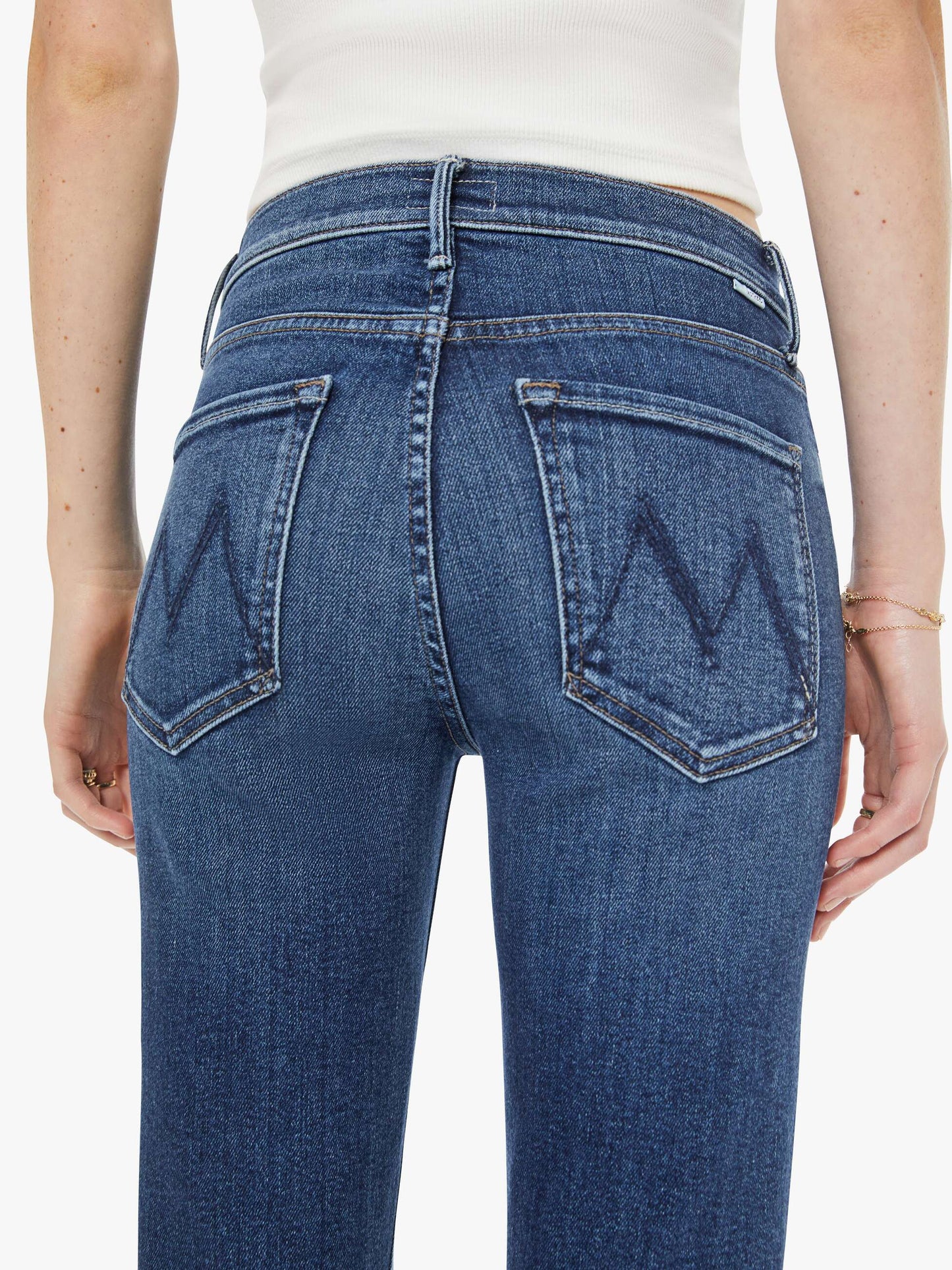 Mother Denim Women The Mid Rise Dazzler Skimp