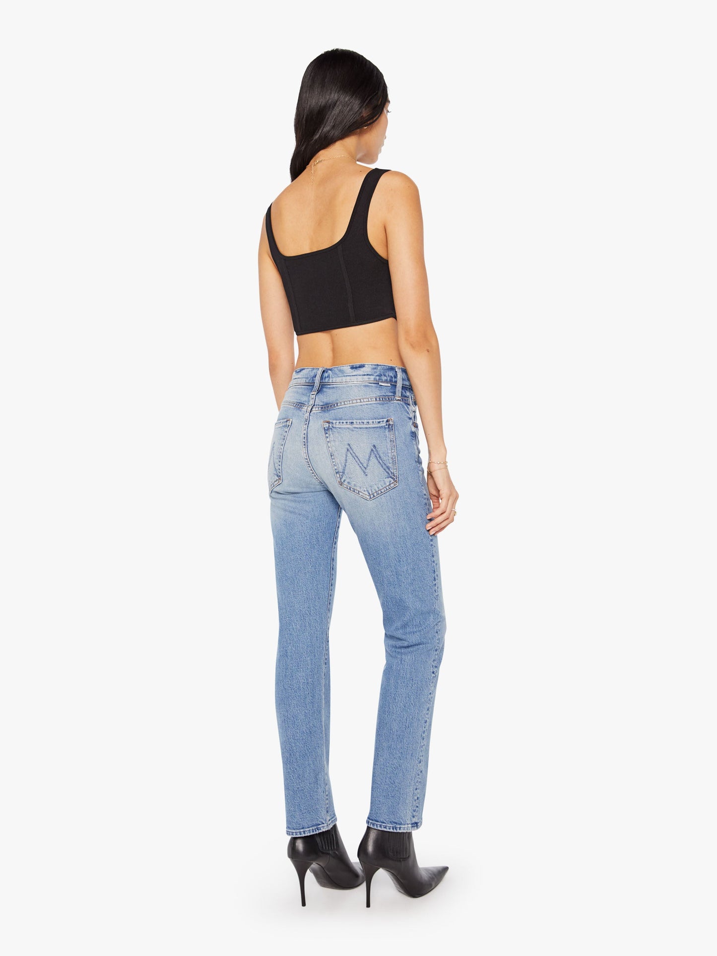 Mother Denim Women The Mid Rise Hiker Hover