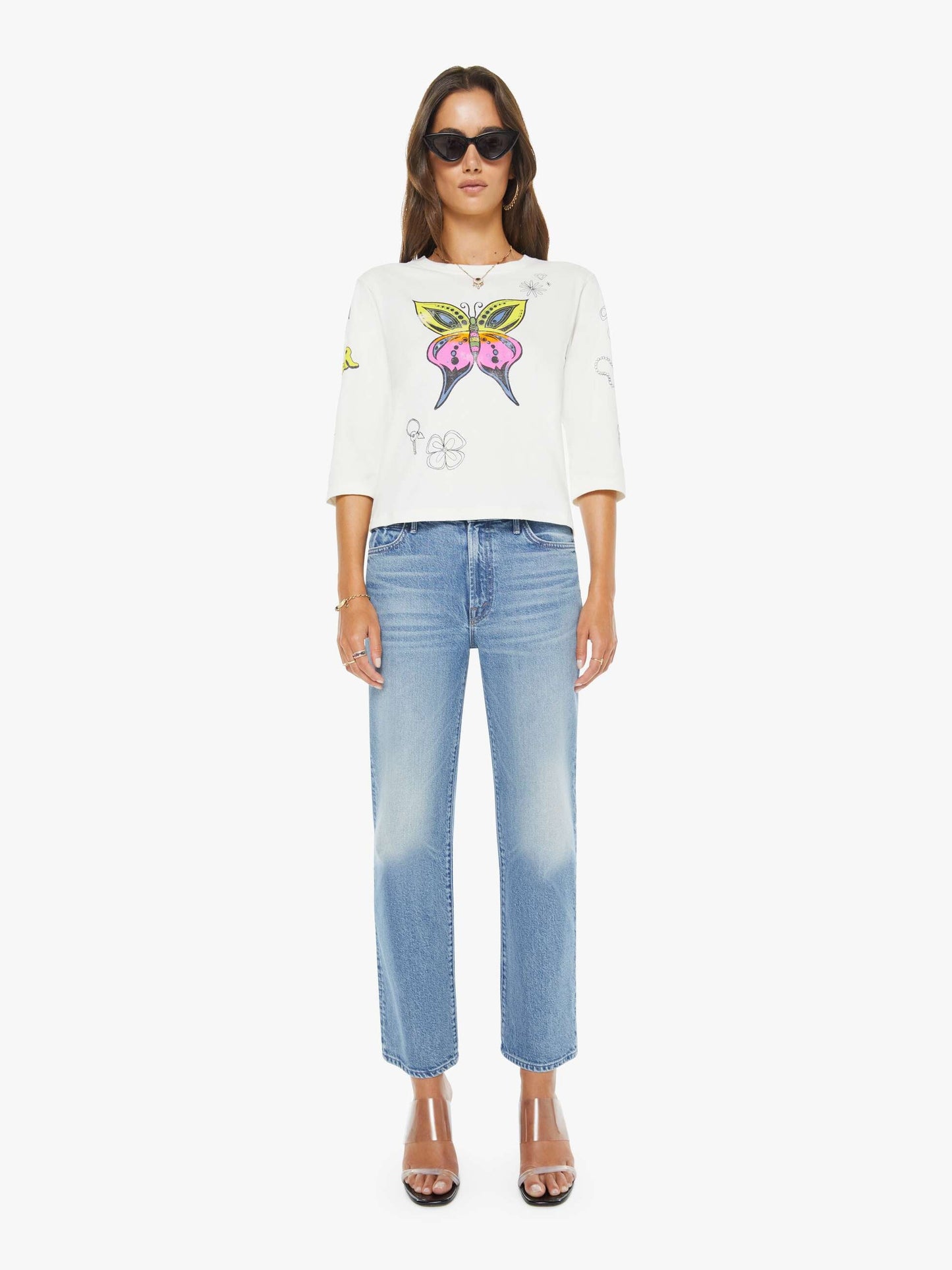 Mother Denim Women The Kick It Ankle