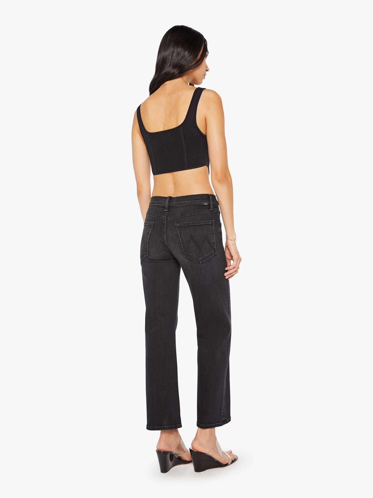 Mother Denim Women The Mid Rise Rambler Zip Flood