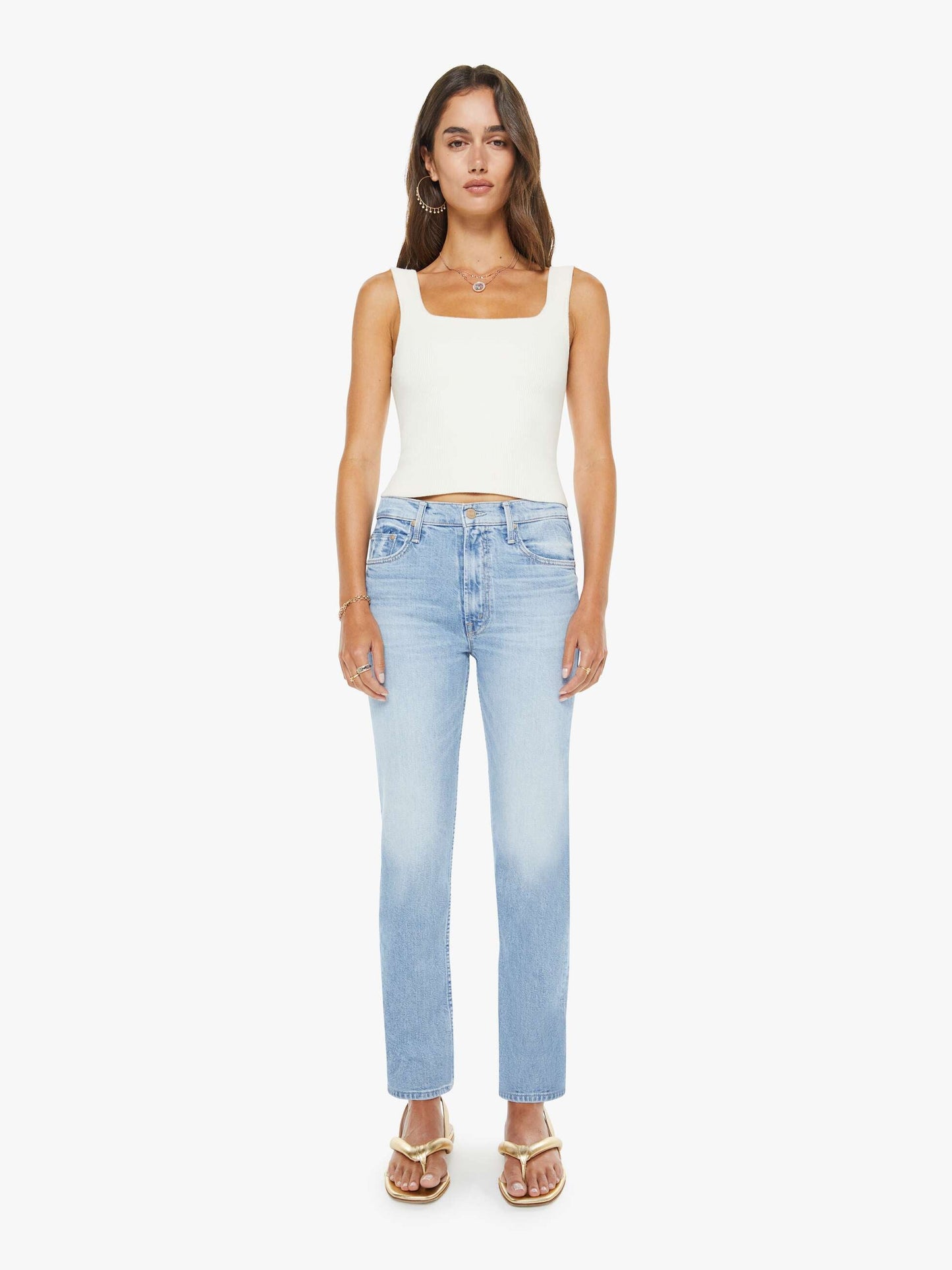 Mother Denim Women High Waisted Rider Hover