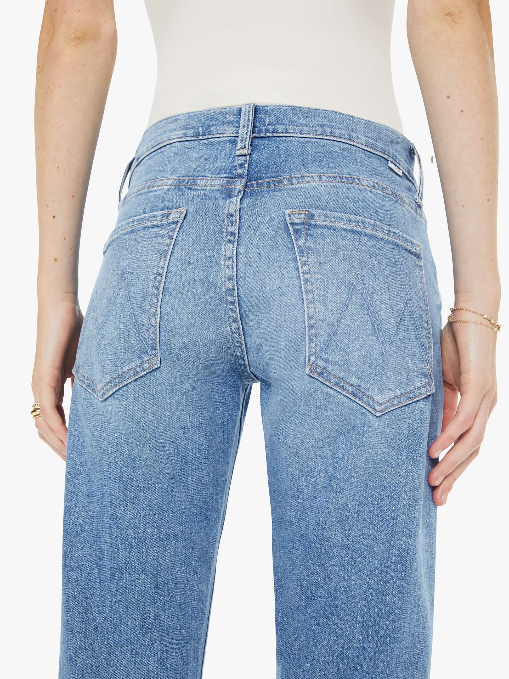 Mother Denim Women The Mid Rise Hiker Hover