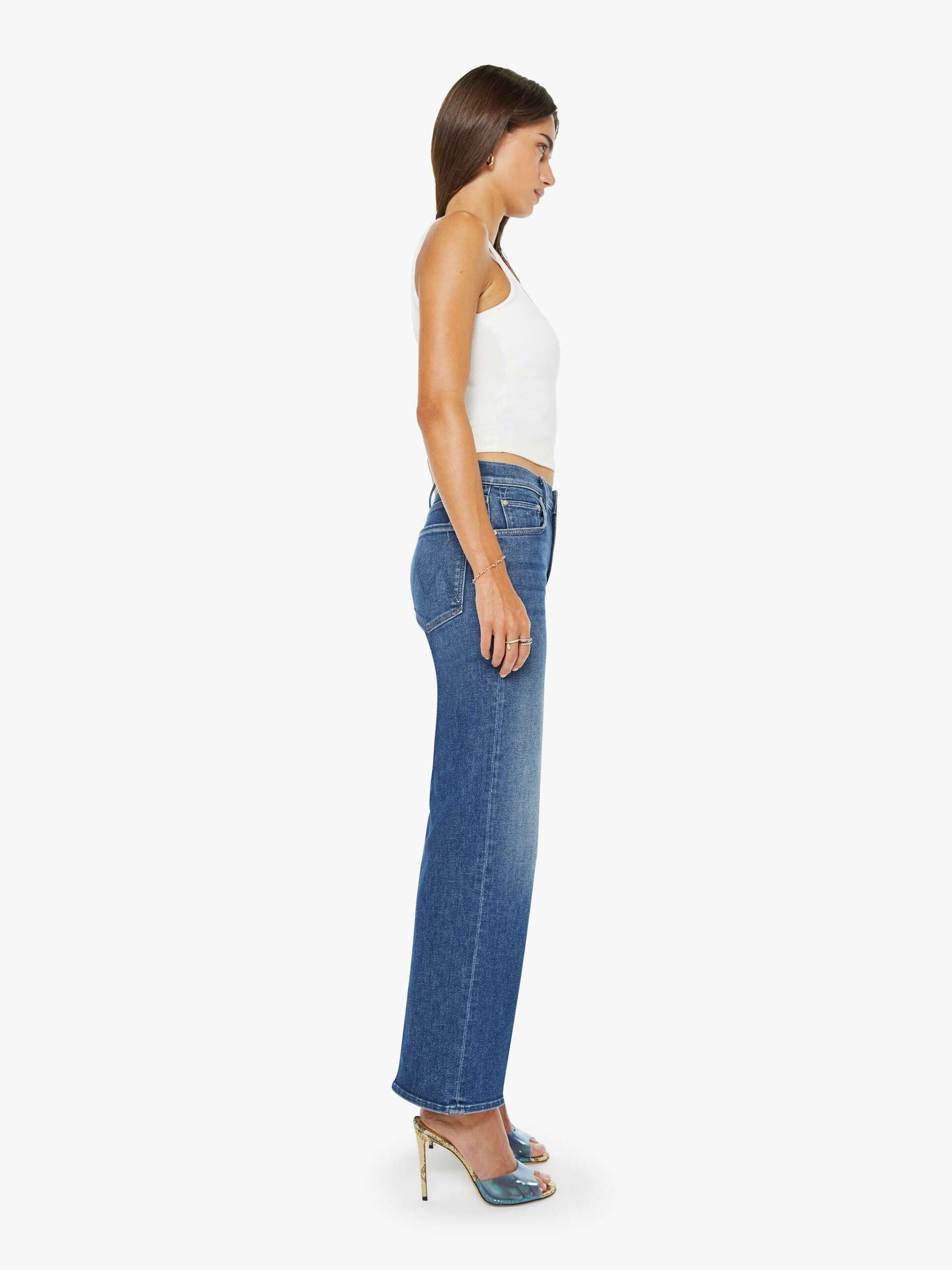 Mother Denim Women The Mid Rise Rambler Zip Ankle